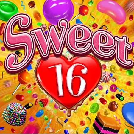 Sweet 16 slot game logo