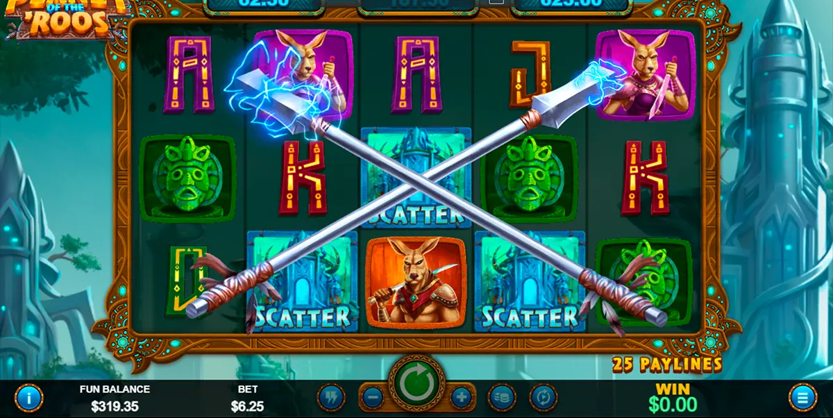 Planet of the Roos Slot - Free Spin