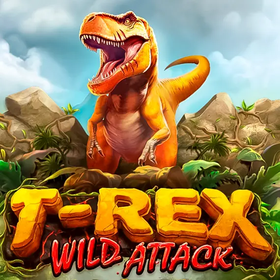 T-Rex Wild Attack slot logo
