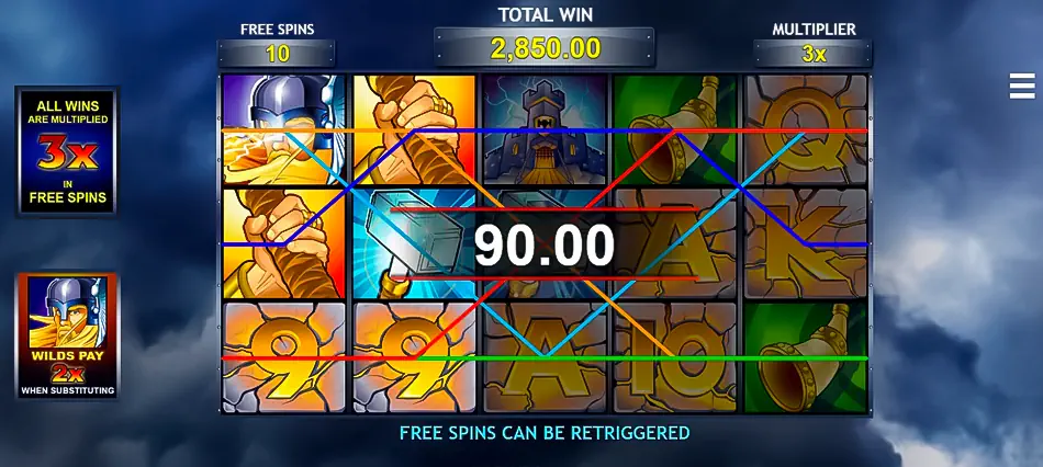Thunderstruck Slot - Free Spins