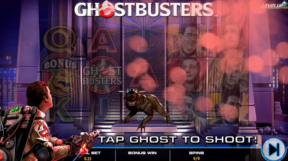 Ghost Battle bonus feature in IGT's Ghostbusters Plus slot
